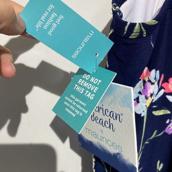 Maurices Women's Multicolor Floral Spaghetti Strap Tankini Size Small NWT - Picture 11 of 11